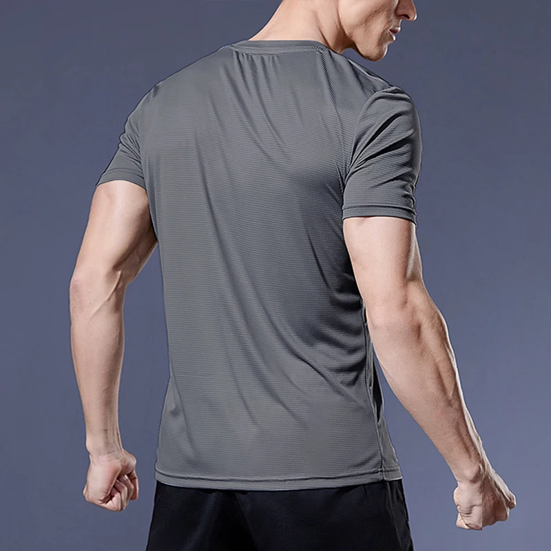 Laufshirts, Fußballshirts, Herren-Trikot, Sportbekleidung, Herren-Jogging-T-Shirts, schnell trocknend, Kompressions-Sport-T-Shirt, Fitness, Fitnessstudio – Detail 18