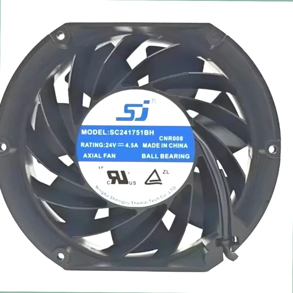SC241751BH DC 24V 2.9A 172x150x51mm 2-Wire Server Cooling FanFor  Industrial Equipment Ventilation