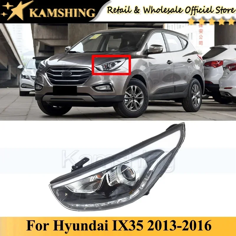 CAPQX Front bumper head light lamp For Hyundai IX35 2013-2016 head lamp light headlamp Front headlight