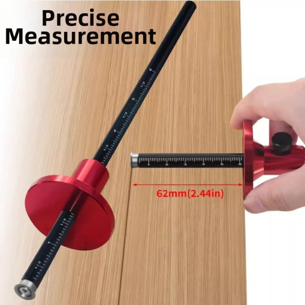 Woodwork Marking Tool Metric And Scale Aluminum Alloy Woodworking Marking Gauge For Furniture Repair
