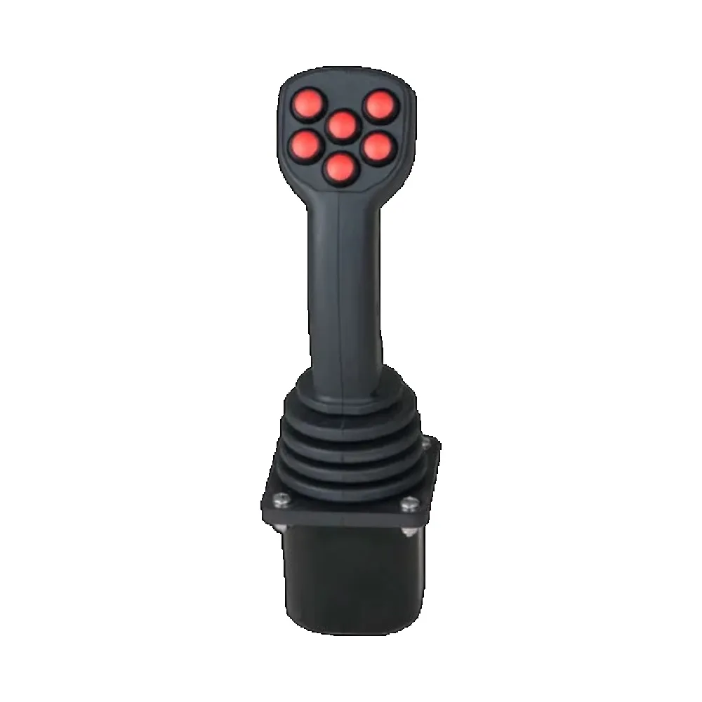 Electro-hydraulic Spring Return Handle Manlift Joystick Remote Sensing Controller For Crane