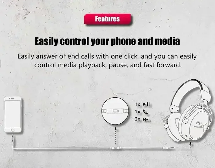 سماعة رأس سلكية للألعاب HyperX Cloud Alpha جديدة لسائقي الغرفة المزدوجة، إطار أسطوري مريح من الألومنيوم، سماعة ميكروفون قابلة للفصل