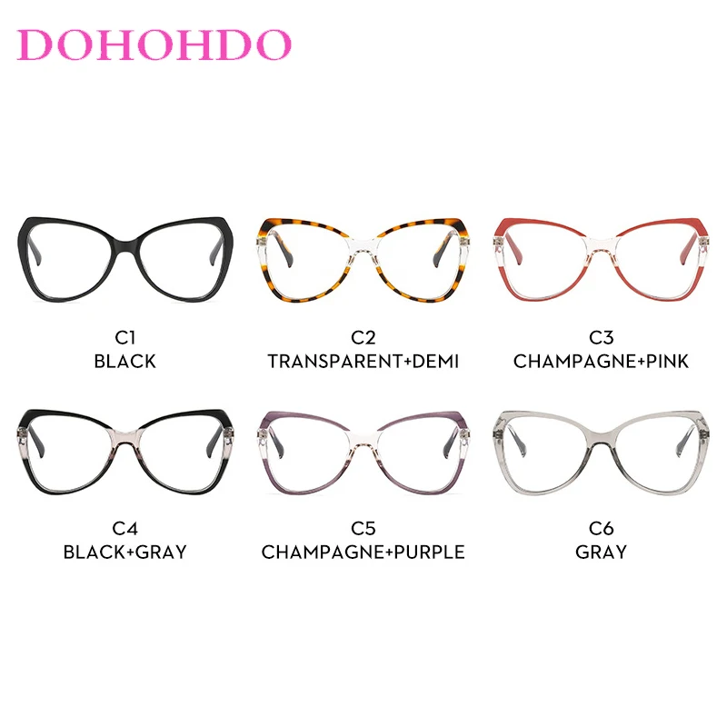 Metal Cat Eye Blue Light Blocking Glasses Women Trendy Brand Designers Optical Spectacle Computer Eye Protection Eyeglasses Men
