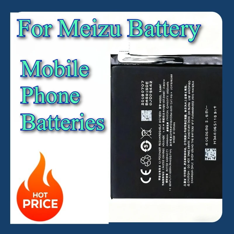 

3000mAh 3.85V for Meizu 15/M881M/Q Mobile Battery BA881