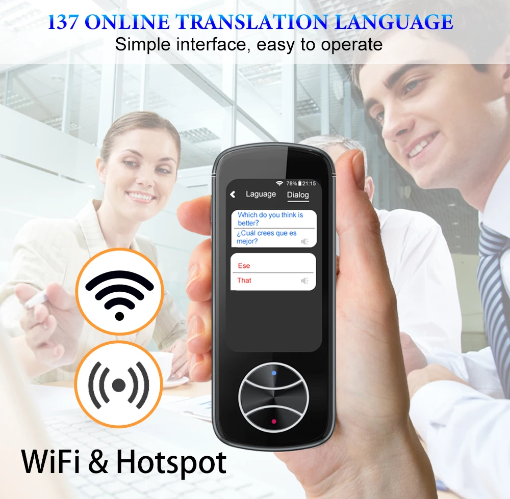 Perangkat Penerjemah Bahasa, P - Portable Translator Device ulasan dan harga