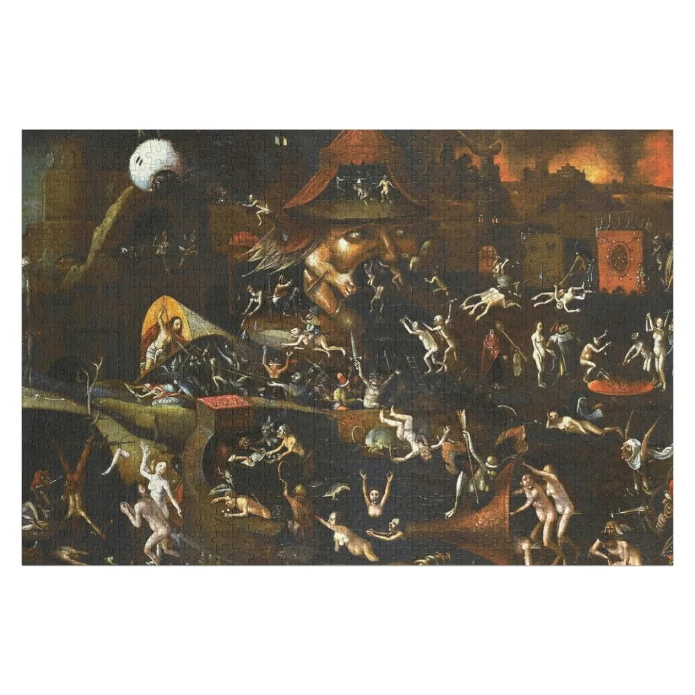 Insight Into Hell by Hieronymus Bosch Jigsaw Puzzle Works Of Art Wooden Name Personalised Jigsaw Scale Motors Puzzle