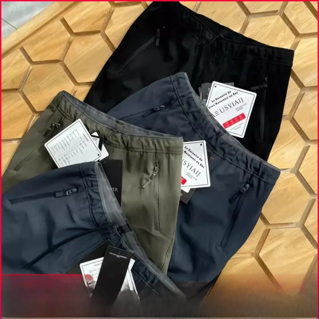 

Мужские уличные мягкие ветрозащитные водонепроницаемые повседневные брюки классической серии, осень-зима, Новое поступление, молодежные активные брюки