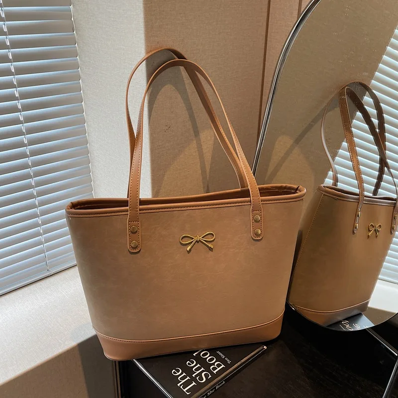 

Новая большая сумка, женская сумка через плечо большой вместимости, простая и модная сумка для подмышек