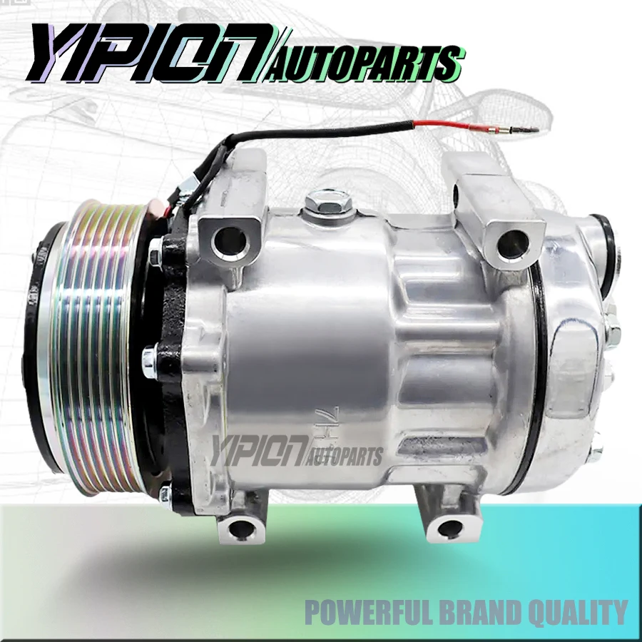 SD7H15 ac compressor for Farm Off Road MF 565 MF 7465 MF 7475 MF7480 Series 5400 6400 7400 Sanden 4281803M1 8244 1201366