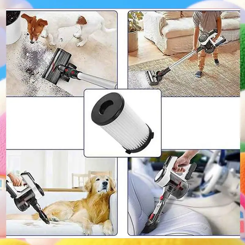 

For Moosoo Cordless Vacuum Cleaner Accessories HEPA D600/601 Filter Elements Filter Net HEPA Filter Cotton-ABUA