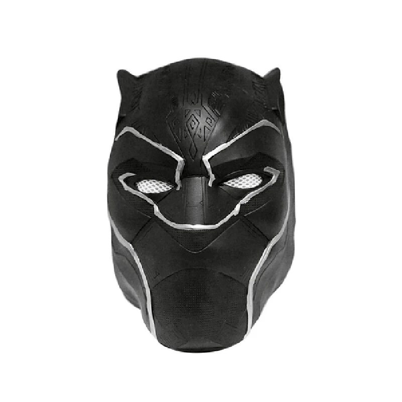 Capitán América 3 Guerra Civil Marvel película casco látex auriculares divertido Cosplay máscara de Pantera Negra juguete para transmisión en vivo