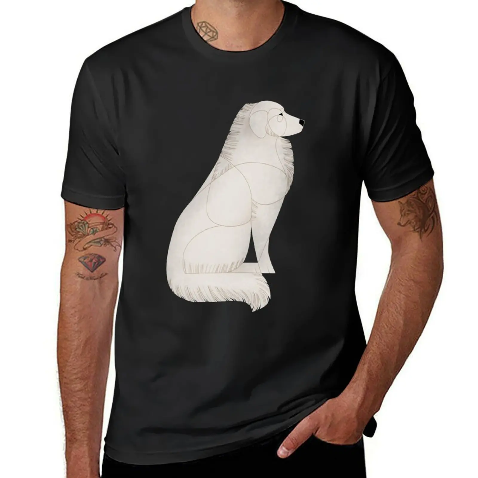 

Year of the Dog - Maremma Sheepdog T-Shirt clothes rapper graphic tees baggy shirts Aesthetic clothing mens funny t shirts