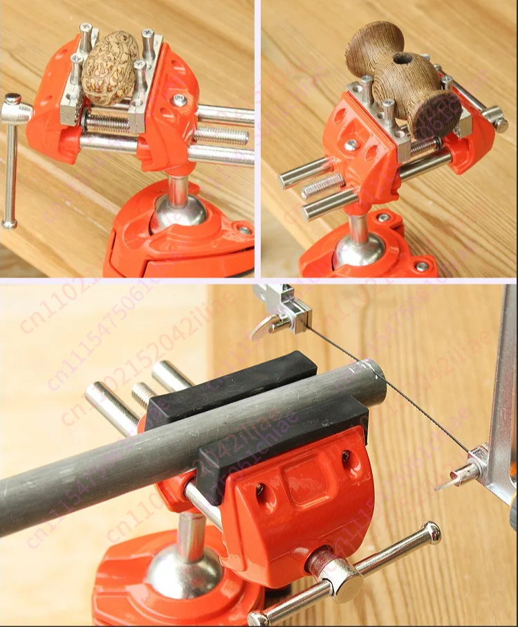 Woodworking DIY fixture Small workpiece clamping repair Full steel pliers Rotary table vice Universal table vice