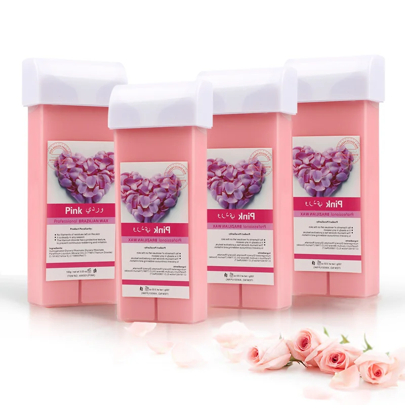 2026 V C Lemon & Aloe Roller Wax Cartridge Set - Natural Depilatory Soft Wax for Painless Epilation, Water-Soluble Easy Clean
