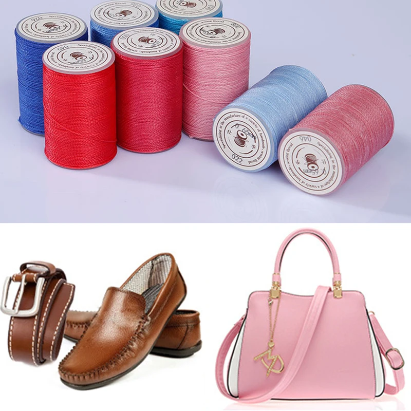 0.35mm 160M Leather Sewing Waxed Thread Round Wax Cord Hand Stitching Thread DIY Leather Shoes Bags Making Handicraft Tools