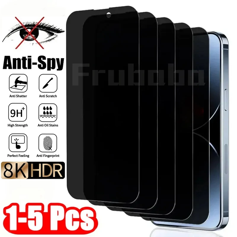 Privacy Screen Protectors For Xiaomi Mi 14 13 T 11T 10T 13T 12T Pro 11 Lite 5G NE Poco X4 GT X3 X5 Pro M4 F4 F3 Anti-Spy Glass