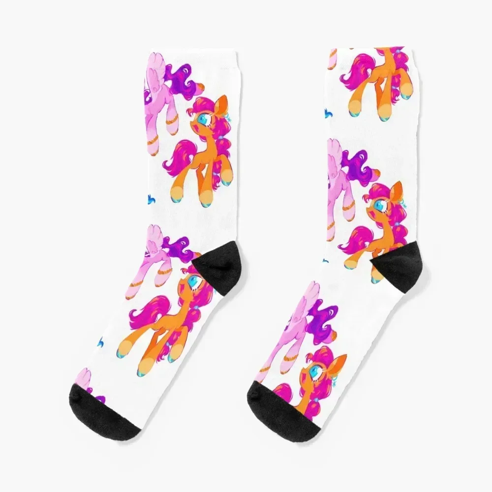 Sunny, Izzy, Pipp Socks sport hiking with print Designer Man Socks Women's