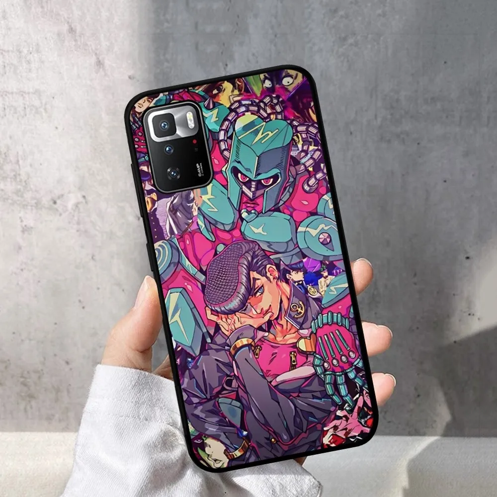 Anime JOJO Phone Case For Redmi Note 4 X 5 A 6 7 8 T 9 9S 10 11 11S 11Epro Poco M3 Pro