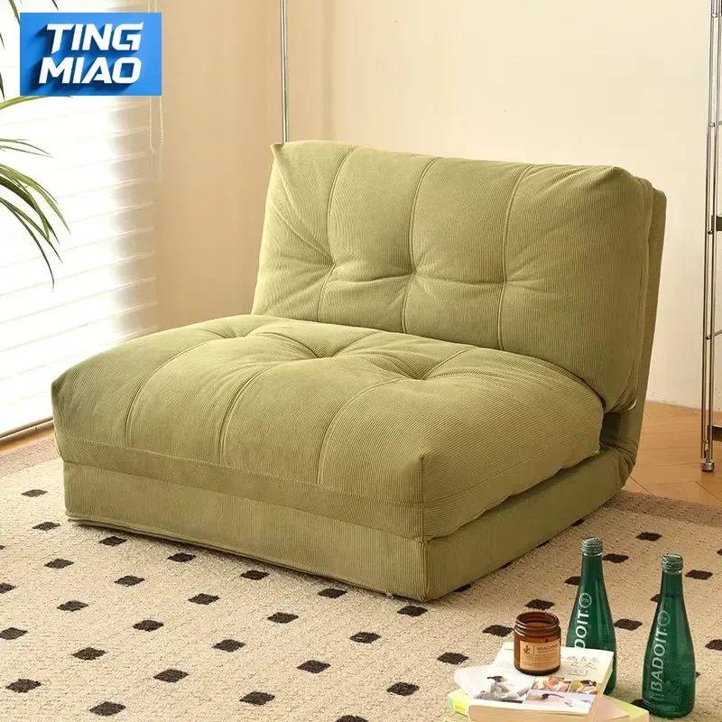 Lazy Sofa Realife Store Cloud Roll Sleepable Bedroom Balcony Small House Cream Style Single Chair Tatami Folding Sofa Bed