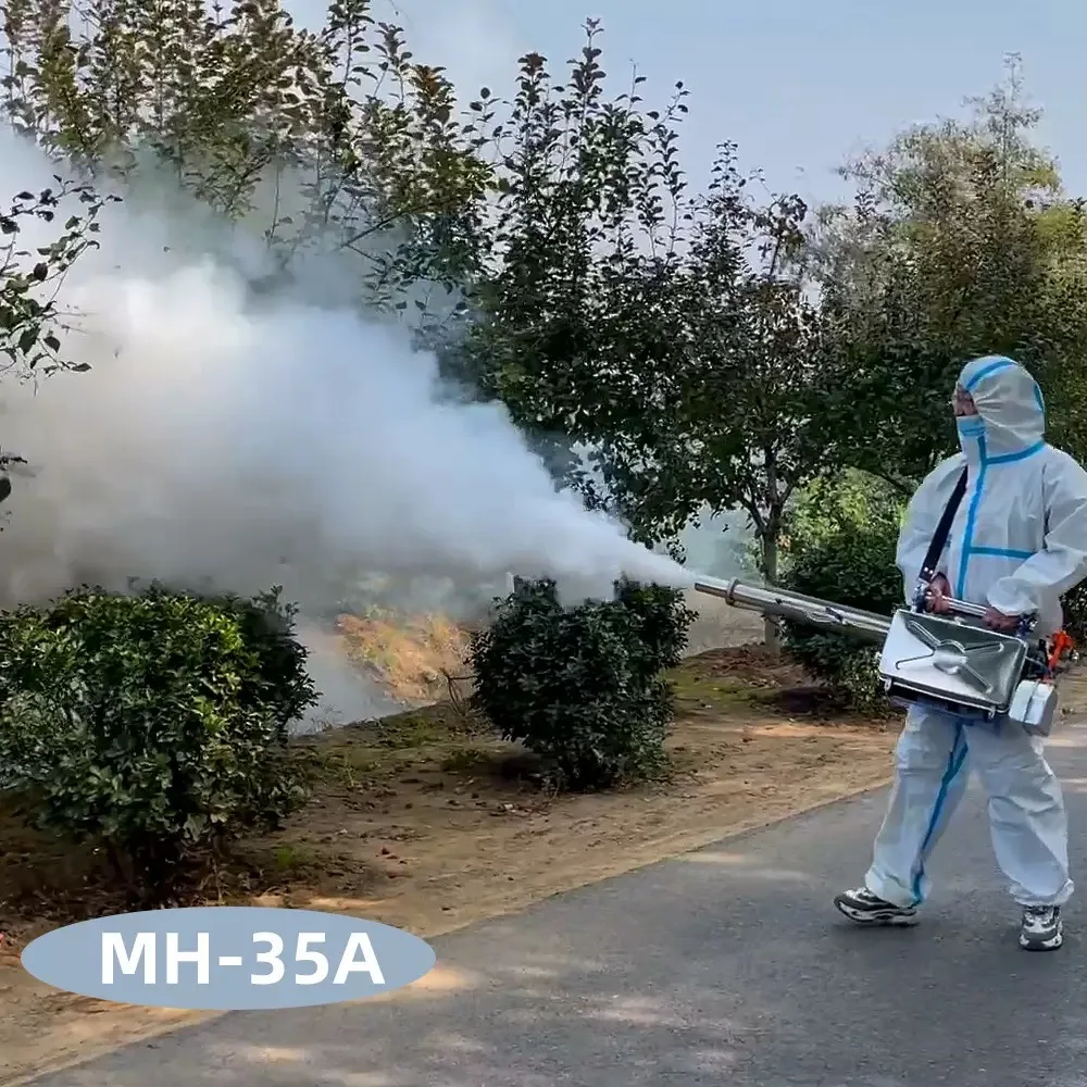 MH-35A Thermal Mist Machine with Dual Tube Electric Start, Ultra Low Volume Sprayer for Vegetables and Fruits with Fogging