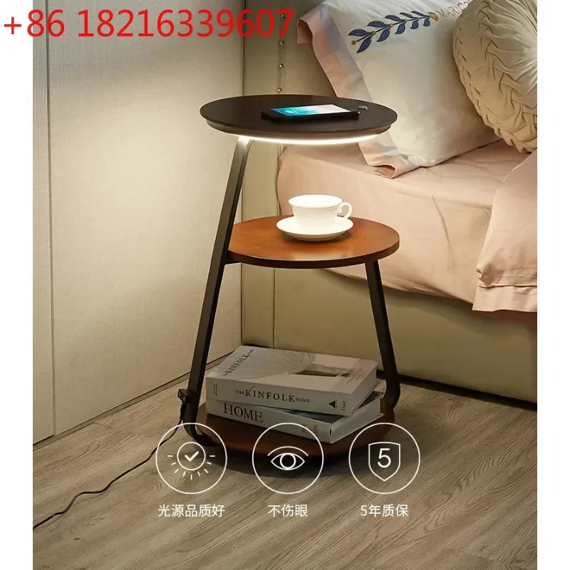 TAO Walnut Bedroom Bedside Light Touch Dim Floor Lamps Living Room Sofa Side Ambient Lamp Table Lights Indoor Lighting Fixtures