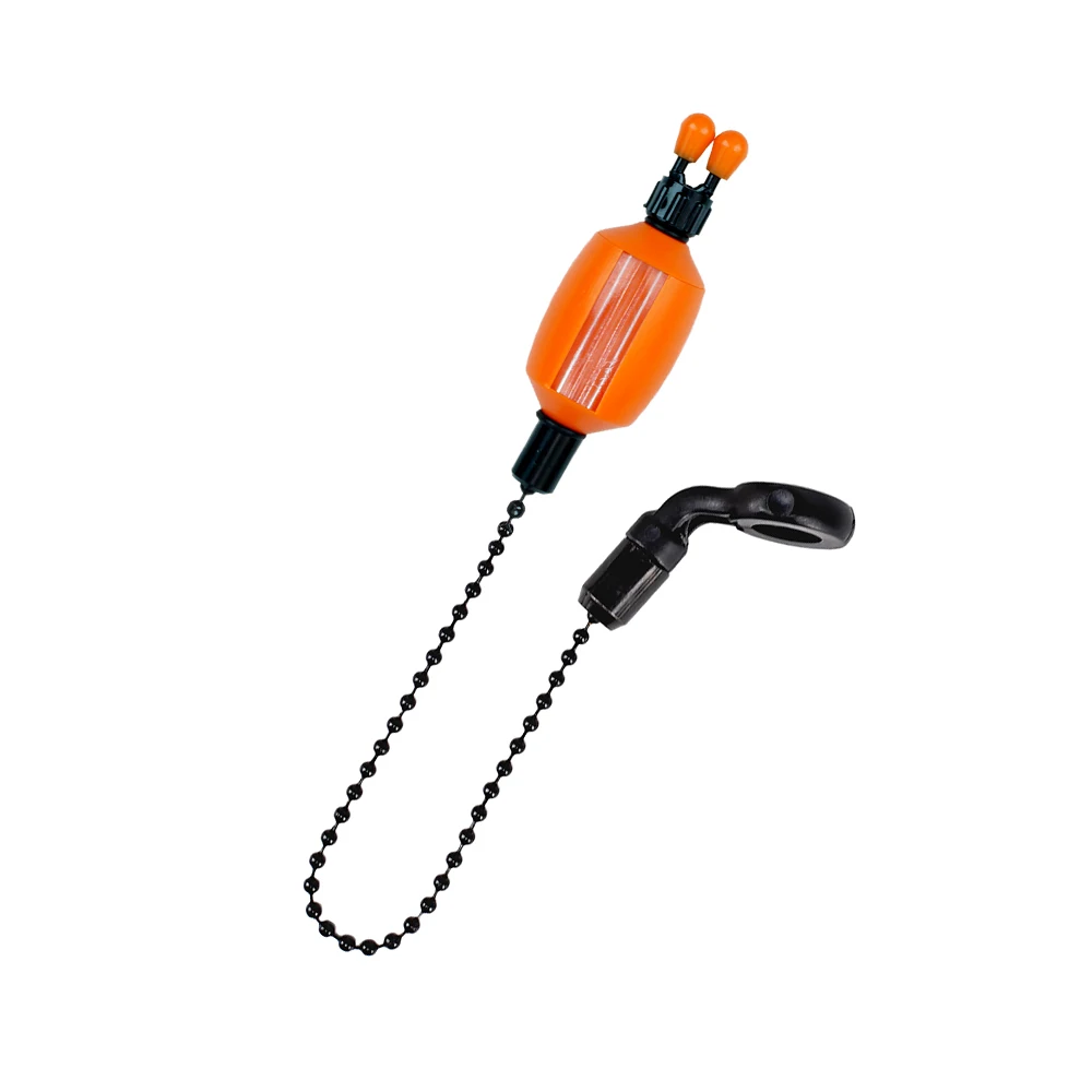 Hirisi 2 Stück Karpfenangeln Swinger Bissanzeiger, 5 Farben, langlebiger, durchsichtiger Kunststoff mit liniensicheren Clips, Karpfenangeln-Zubehör