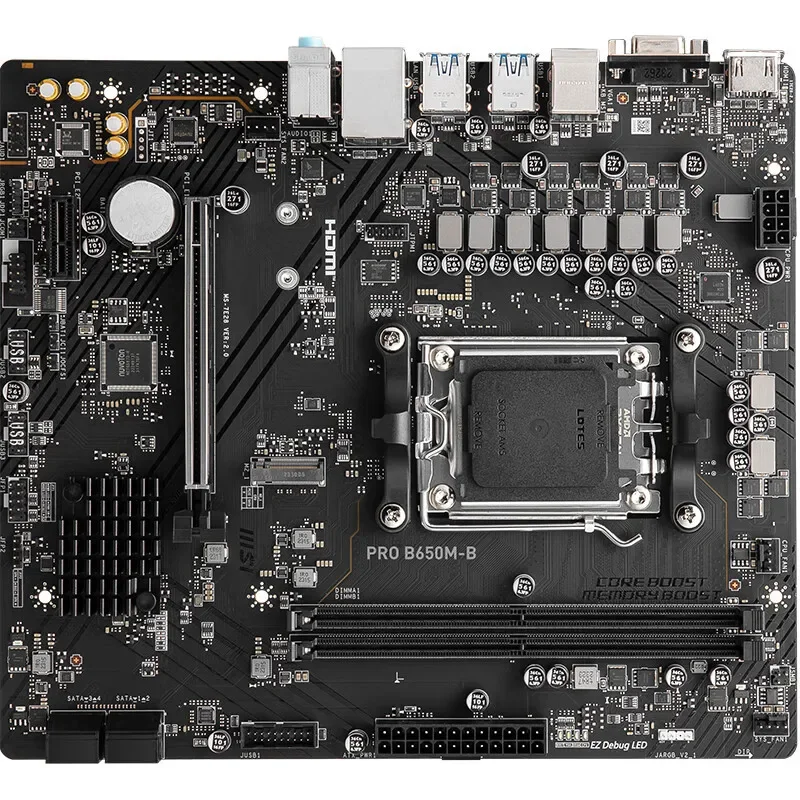 PRO B650M-B DDR5 desktop computer main board for CPUAM5 7800X3D/7600X