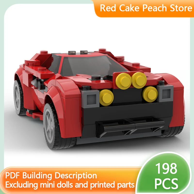 

Модель скоростного гоночного автомобиля MOC, строительные кирпичи, классический гоночный автомобиль Dakar, модульная технология, детские праздничные подарки, сборные игрушки, костюм