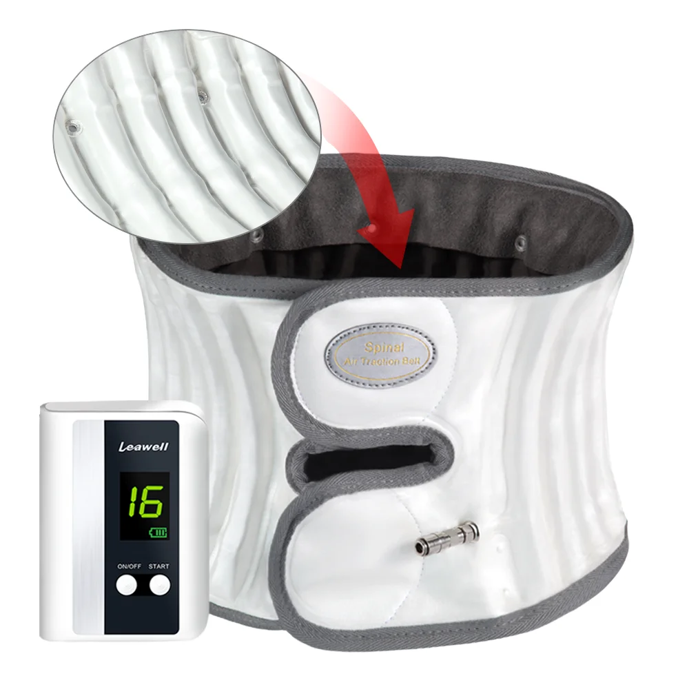 Lumbar Traction Belt Health Care Spinal Air Traction Correction Device for Improved Spinal Alignment