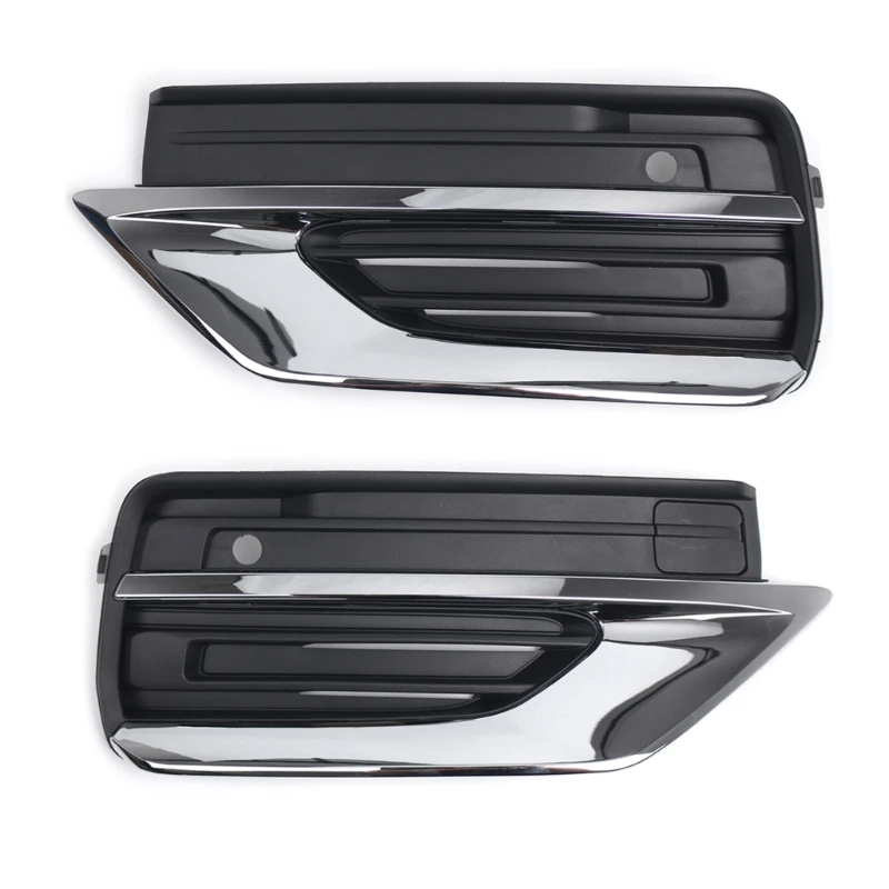 Esquerda e Direita Car Bumper Fog Light Grille, Substituição Fog Lamp Trim Cover para XC90 2020 para ONWARDS 31663539 31663514, 1Pc