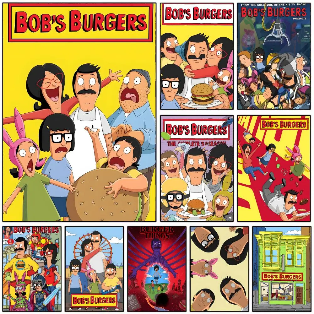 heartwarming cartoon B-Bob's Burgers Poster Modern Home Decoration Interior Design & Contemporary Wall Art Collection