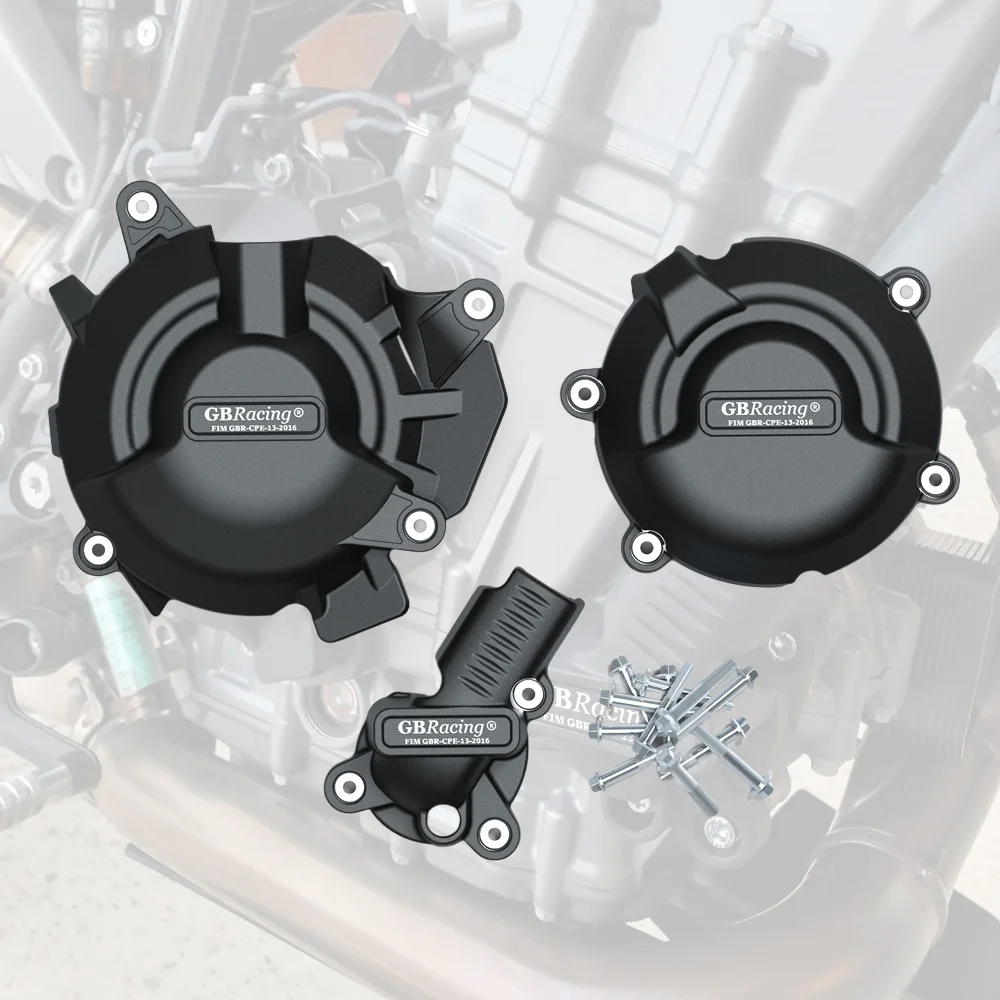 Protetor de caixa de motor de motocicleta para ktm 790 duke (r) 2018-2023 890 duke (r) 2020-2023 gb capa de proteção de motor de corrida