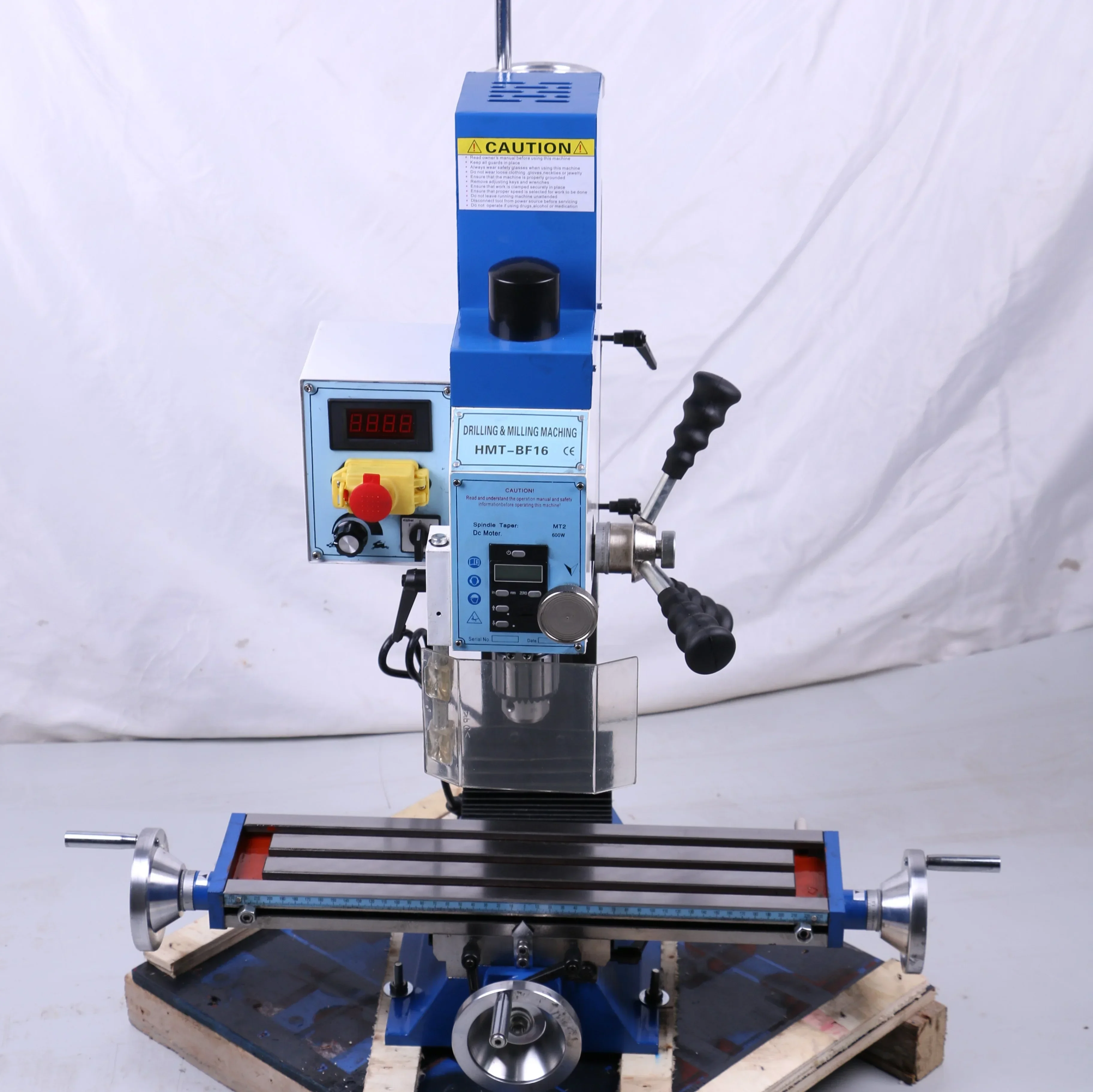 High precision milling machine with digital display, multifunctional drilling and milling integrated machine