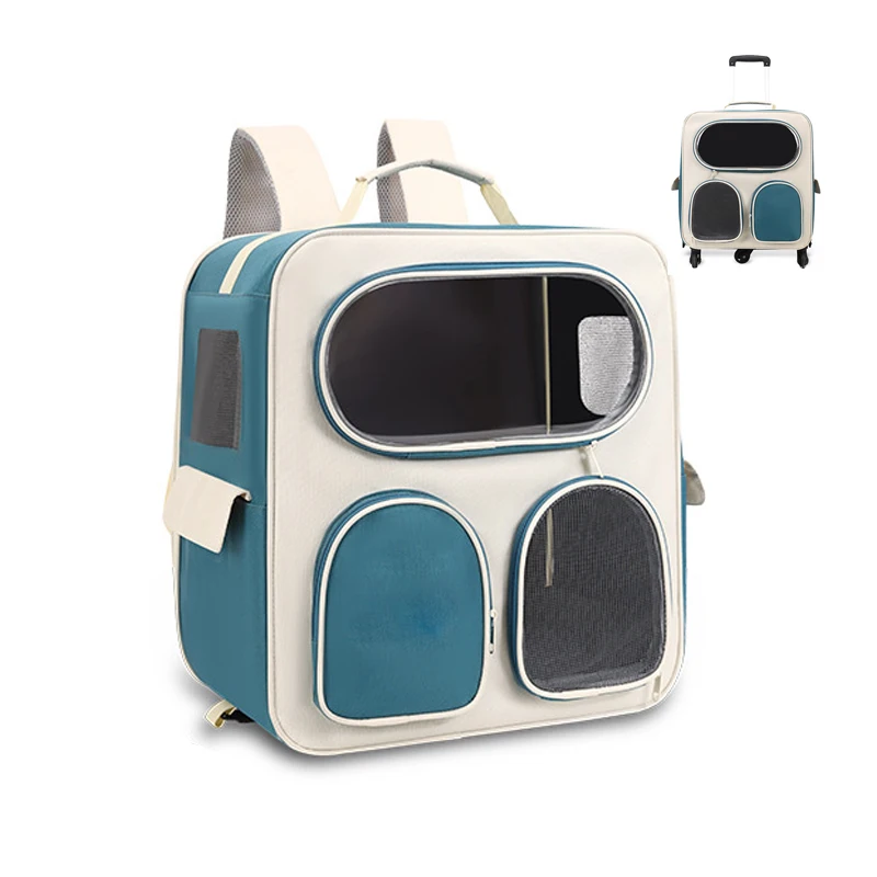 

Lightweight Pet Strap Backpack Zipper Portable Multi-Color Solid Color Pattern Cat and Dog Outdoor Travel