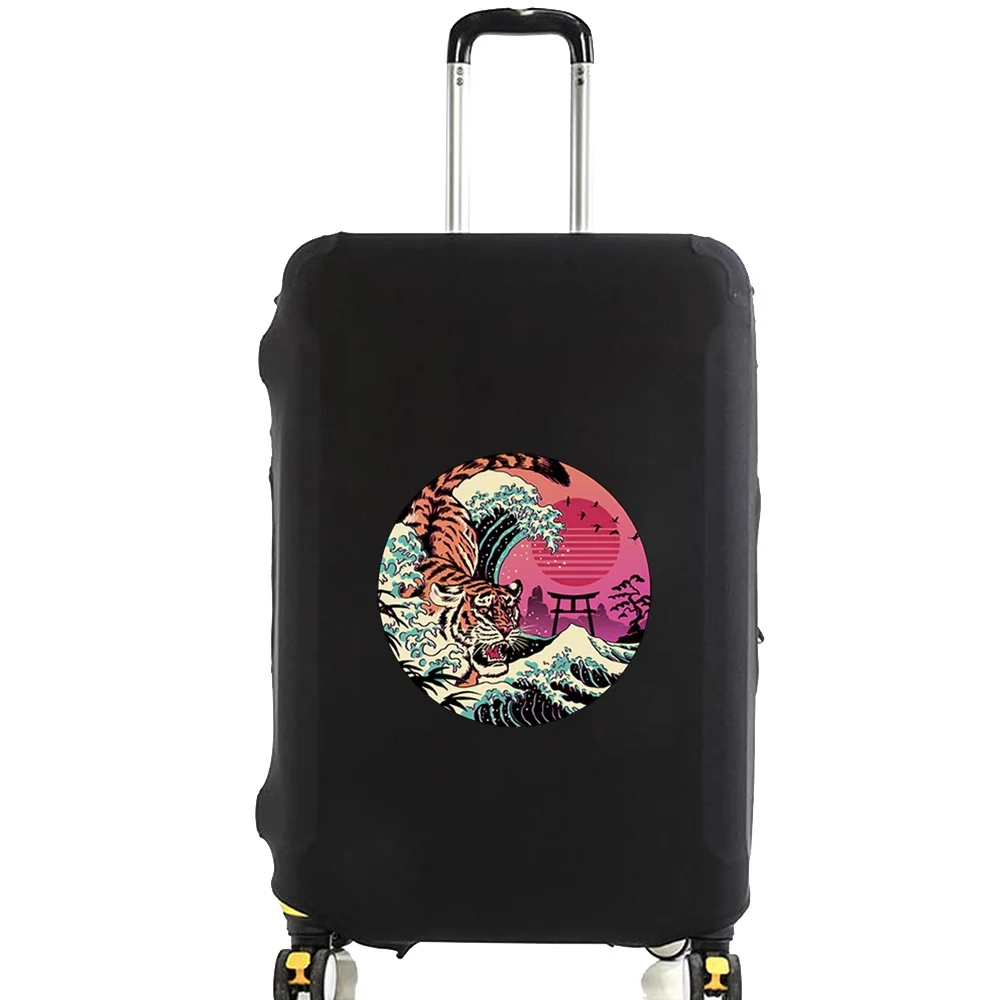 Travel Essentials Luggage Cover Holiday Traveling Essentials Accessories Trolley Protective Suitcase Case Fashion Cat Series