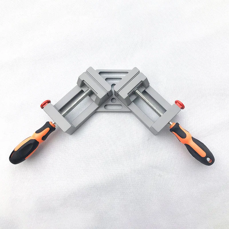 Double Handle 90 Degree Right Angle Clamp 90 Degree Clamp For Woodworking Aluminum Clips With Double Handles For Hand Tool