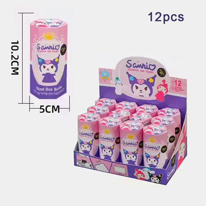 12pcs Hot Sanrio Blind Box Sonny Angel Cats Life Action Figures Toys Ornaments Dolls Fans Children Gift