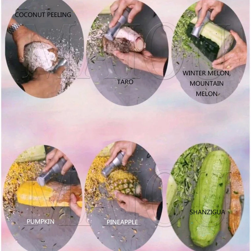 Peeling hine Coconut Taro Pumpkin White Gourd Sugarcane Ground Pine Soil Poria Cocos Melon Fruit