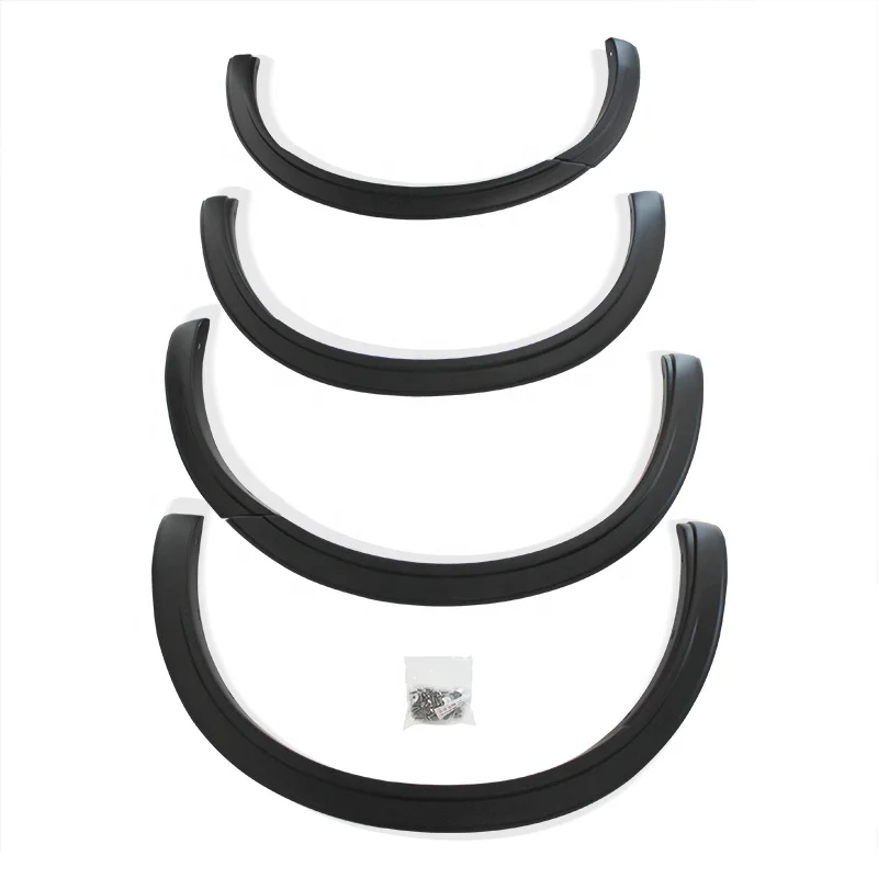 For ABS Slim Fender Flare Matte Black for Dmax 2020 2021 2022 Auto Accessories Plastic 4X4 Double Cabin