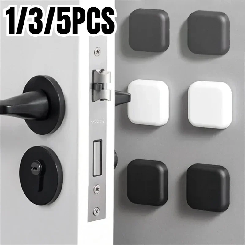 وسادة سيليكون لإيقاف الباب ، حماية للجدار ، ذاتية اللصق ، صامتة ، ضد الصدمات ، واقية ، ملحقات ديكور المنزل ، 1 ، 3 ، 5 #1