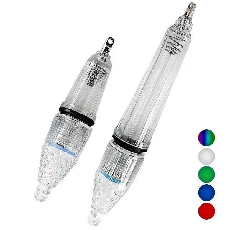 Newest 2/4/6/8/10pcs Deep Drop Fishing Light Multi Color Underwater Light Fish Attracting Indicator Lure LED Flash Light Bait