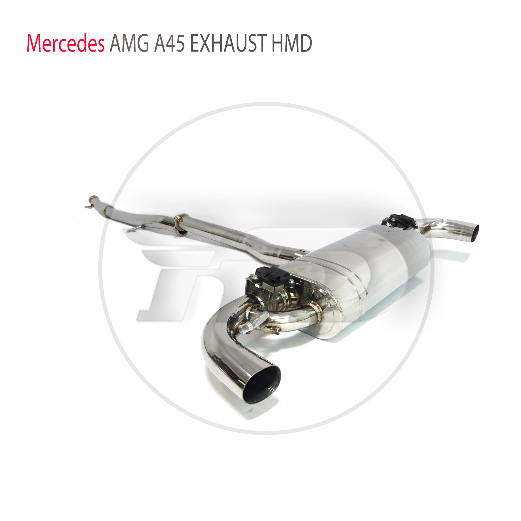 HMD Stainless Steel Exhaust System Performance Catback for Mercedes Benz AMG A45 W176 Auto Accesorios Electronic Valve Muffler