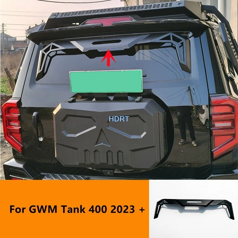 

Для GWM Tank 400 2023+ Декоративный спойлер на заднее стекло багажника, накладка на окно, защитная накладка, аксессуары для стайлинга автомобиля