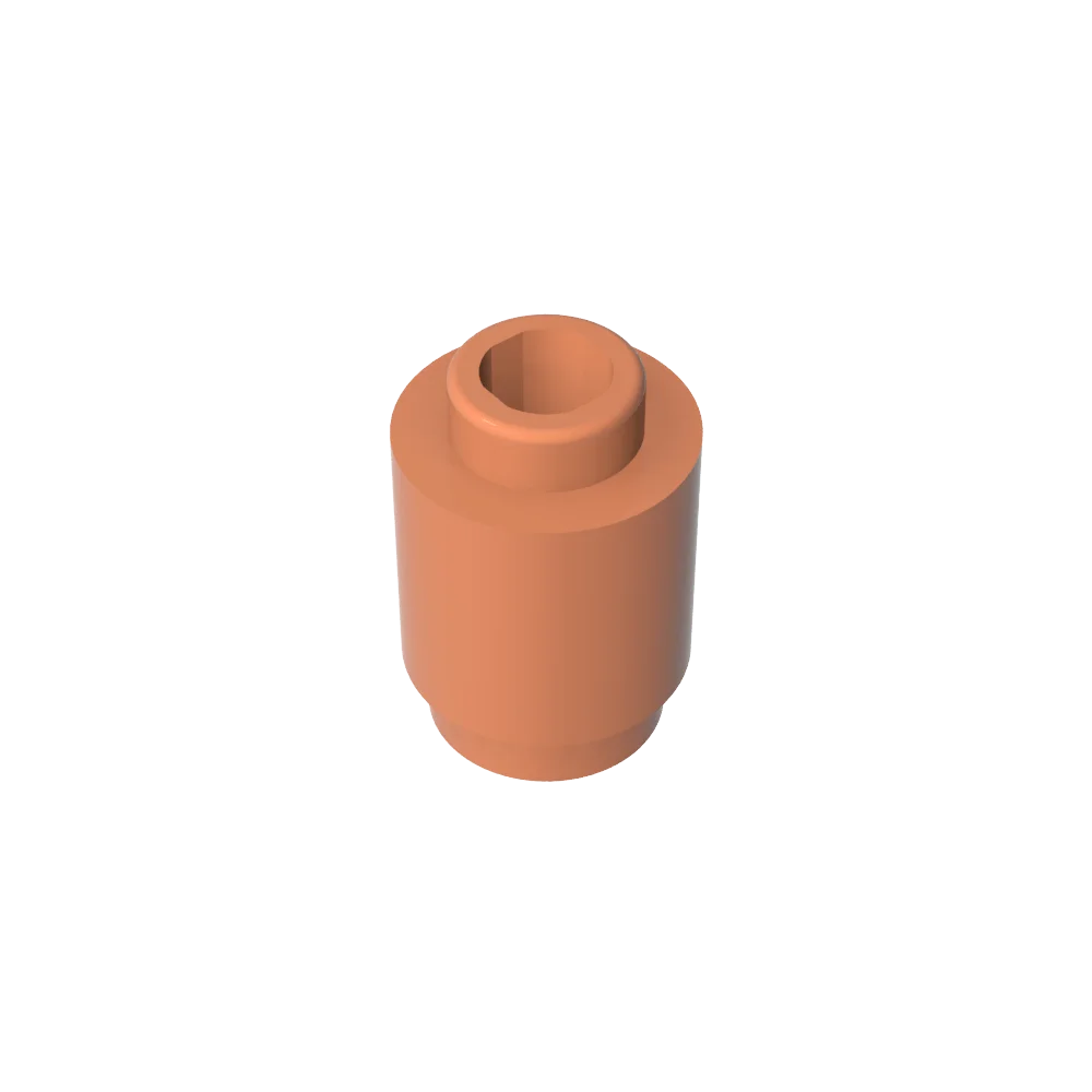 Gobricks GDS-605 RUNDER STEIN 1X1 kompatibel mit Lego 3062 30068 35390 pädagogischen Bausteinen, technisch