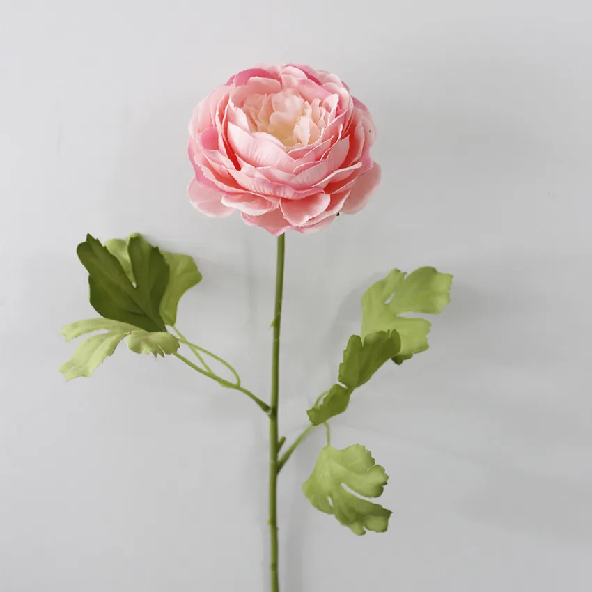 

2Pcs High-end Silk Flower Single Head Peony Artificial Flower Wedding Table Decor Bouquet Home Display Floral Photography Props