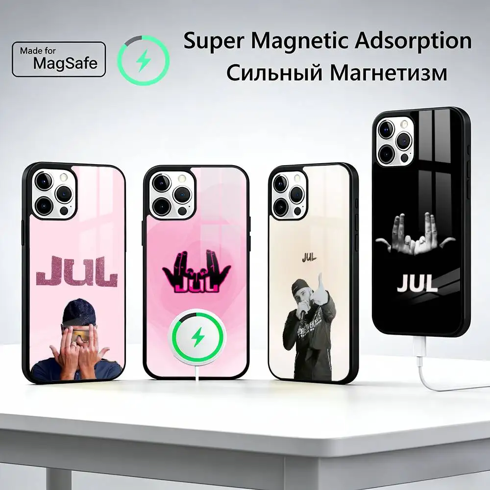 

Rapper JuL C-C'est Pas Des Lol Phone Case For iPhone17,16,15,14,13,12,11 Plus,Pro Max, New Magnetic Wireless Charging