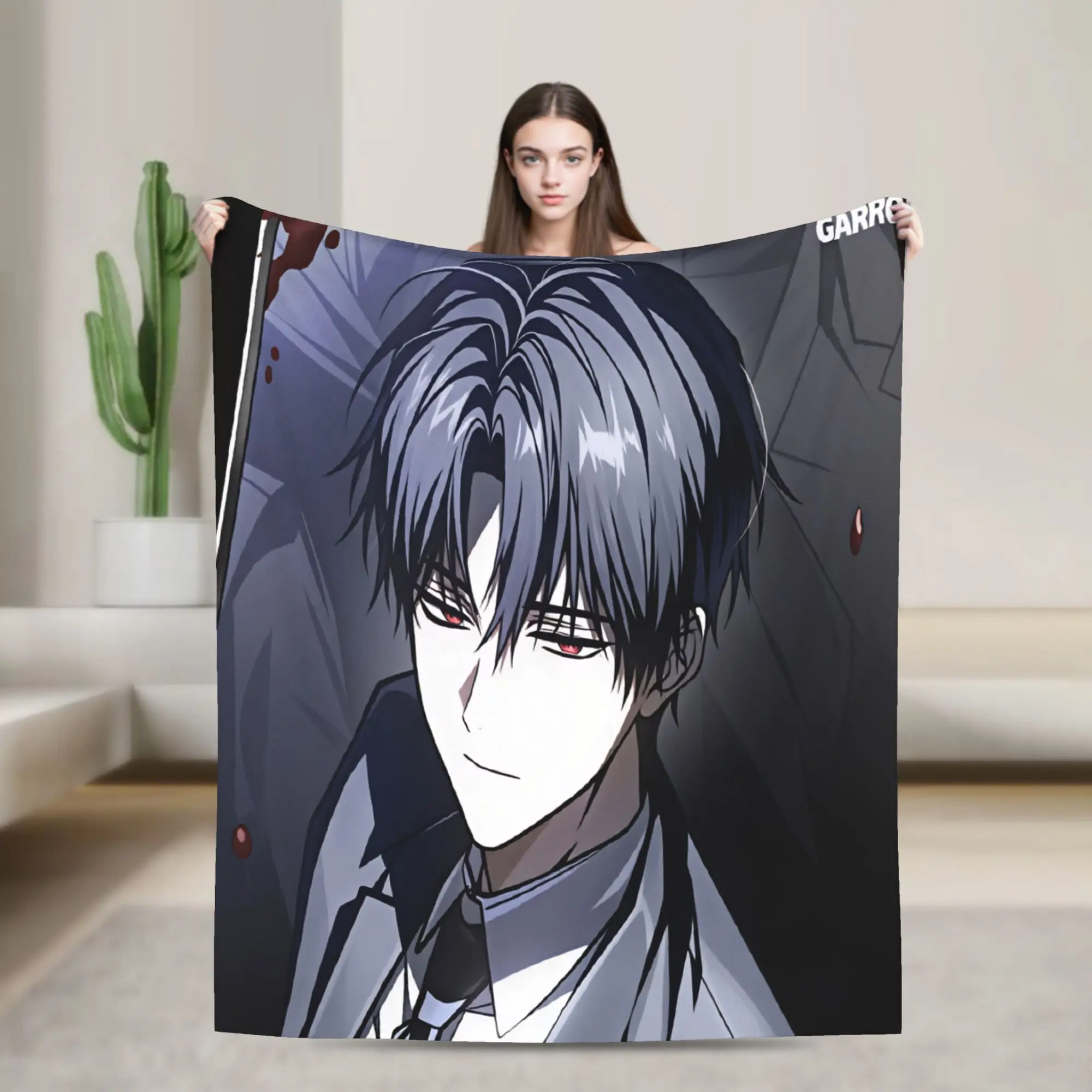 K-Kim S-Soleum Novel GSGW Blankets  Soft Funny Plush Throw Blanket For Home Decor Airplane Travel Flannel Bedspread Bed Cover