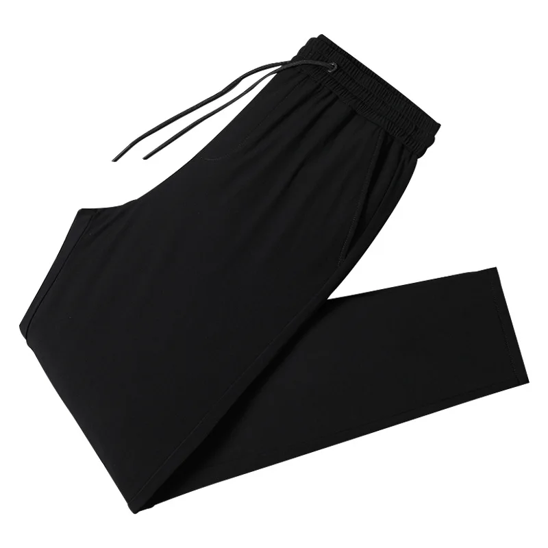 الرجال الشتاء أوزة أسفل السراويل بناطيل ثلج دافئة سليم صالح تمتد الخصر moletom masculino calça masculina calças PT-570