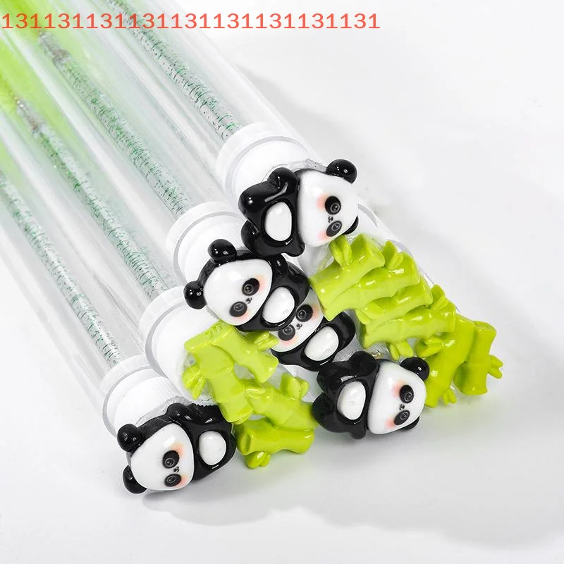 1/10 قطعة فرشاة لاش رمش فرش لملحقات رمش Spoolies تنظيف عصي الماسكارا أنبوب الباندا الخيزران أنبوب ماسكارا #5