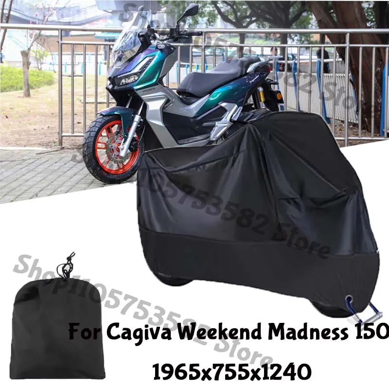 Motorcycle Full Covers For Cagiva Weekend Madness Car Sun Protection Dust No Ear Thickened Oxford Clothcover Accessories
